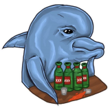 Dolphin alcoholic @dailyponer